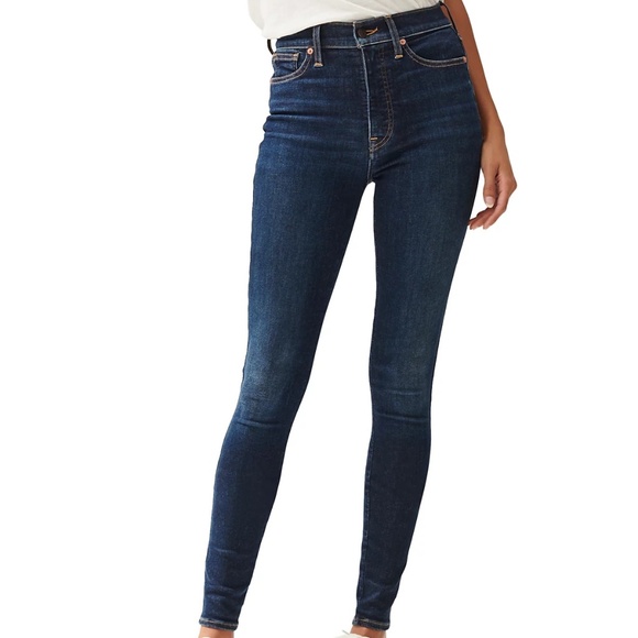 Lucky Brand Denim - Lucky Brand Bridgette Skinny High Waist Dark Wash Skinny Jeans Size 29